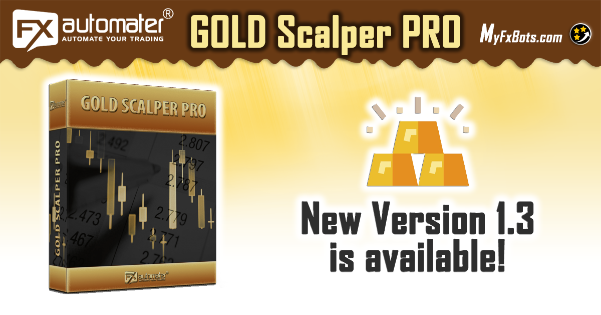 A new version 1.3 of Gold Scalper PRO has been released!